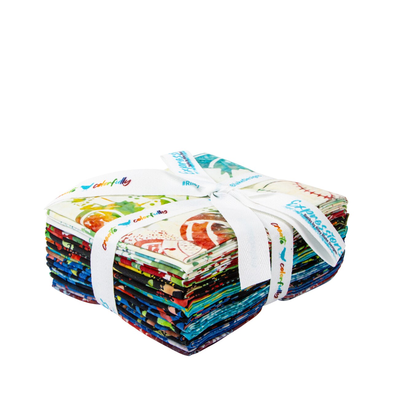 Expressions Batiks Fat Quarter Bundle in Let's Play Ball B by Riley Blake Designs for Riley Blake (FQ-23172B-12)